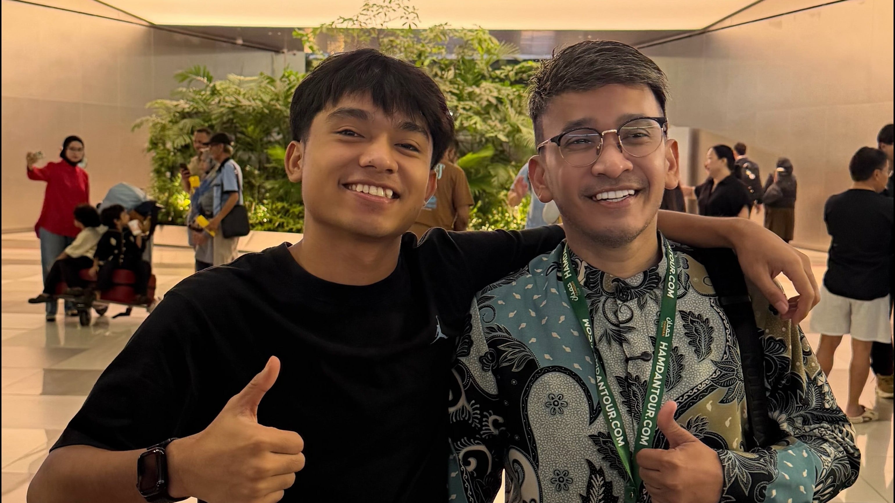 Betrand Peto dan Ruben Onsu