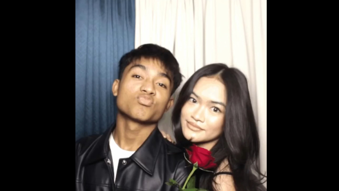 Betrand Peto dan kekasihnya Aqila Zhavira