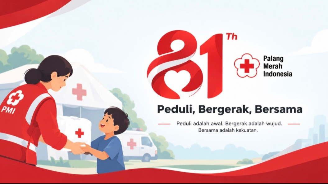 Ilustrasi HUT ke-81 Palang Merah Indonesia