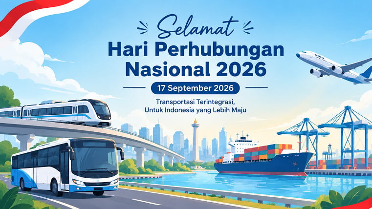 Ilustrasi Hari Perhubungan Nasional 2026