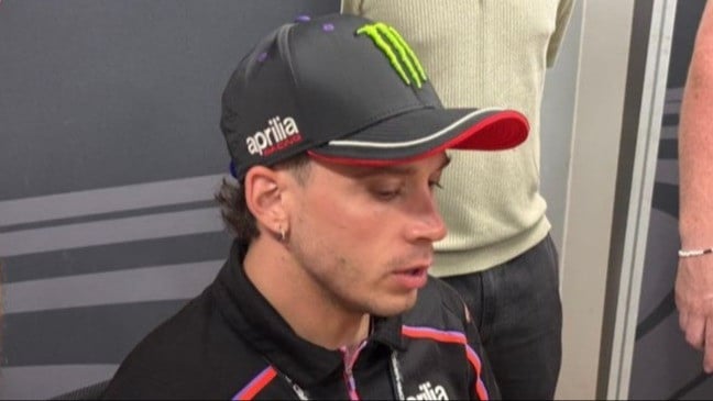 Pembalap Aprilia Racing, Marco Bezzecchi