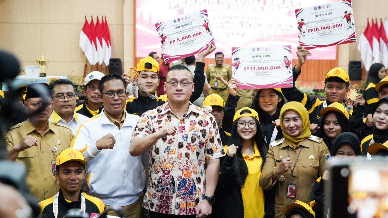 Pertama Kali Juara Umum Popprov DKI, Atlet Pelajar Jakarta Barat Kebanjiran Bonus
            - galeri foto