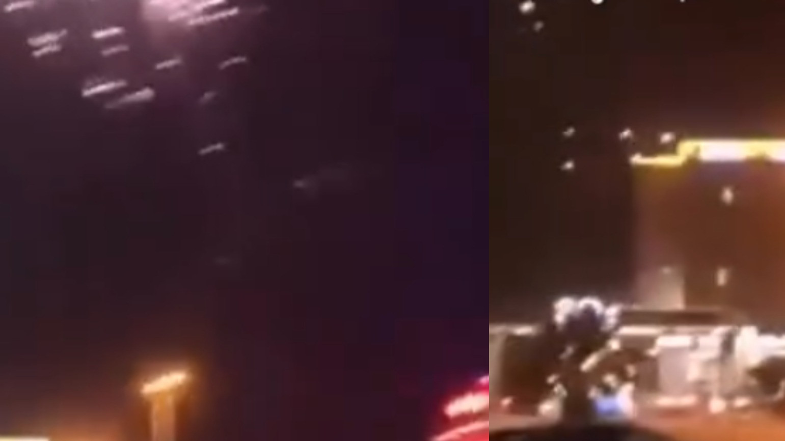 Viral! Video Langit Mekkah Diwarnai Peringatan Darurat, Drone Houthi Dicegat Pertahanan Udara Saudi