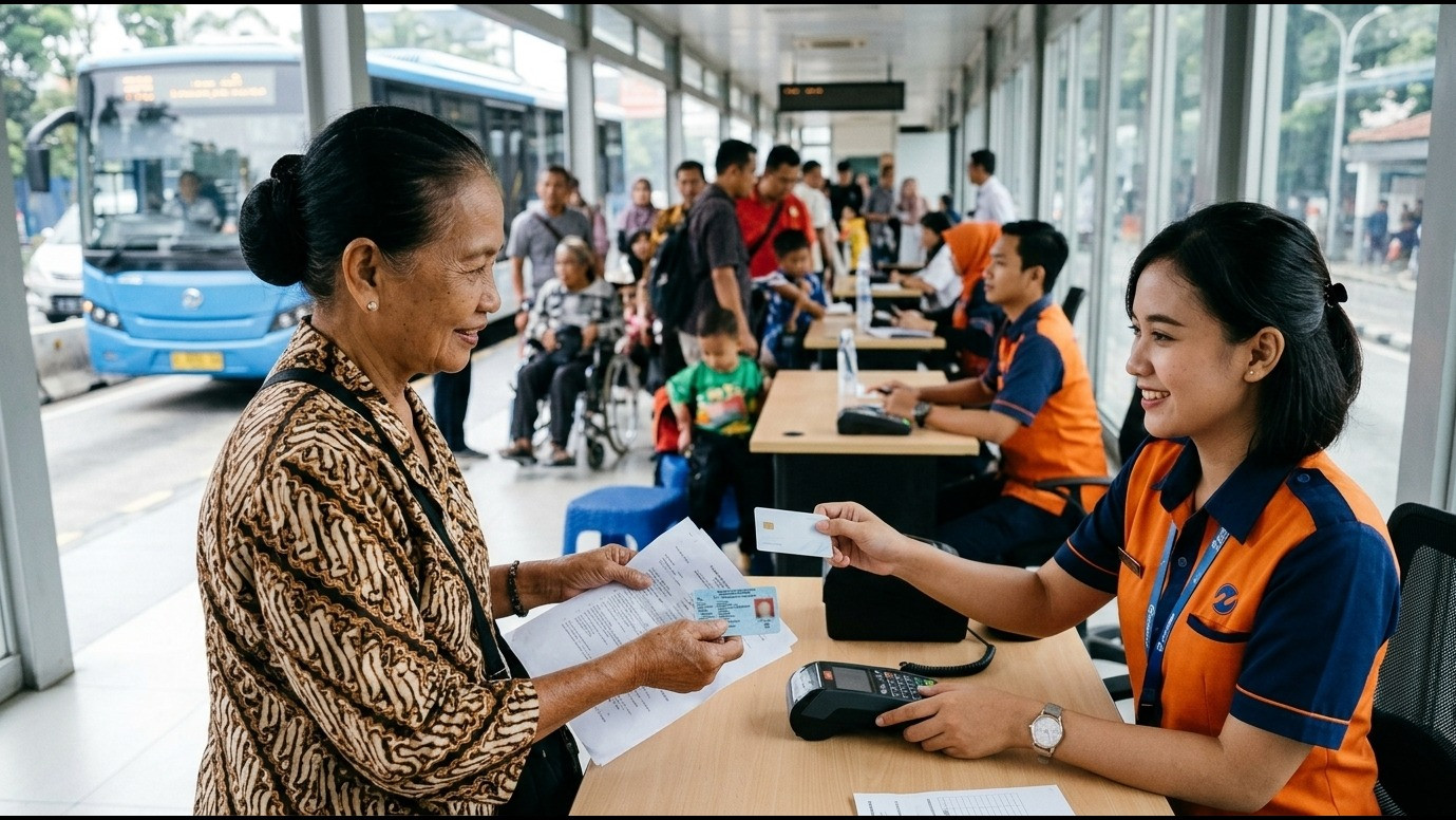 Ilustrasi: Gimana Sih Cara Daftar Kartu Layanan Gratis Transjakarta? Ini Syarat dan 15 Golongan yang Berhak