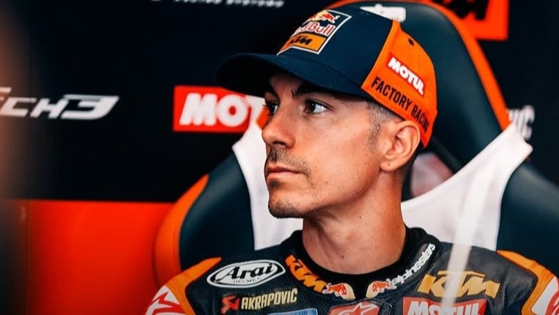 Maverick Vinales pembalap KTM Tech3 Racing di MotoGP 2025