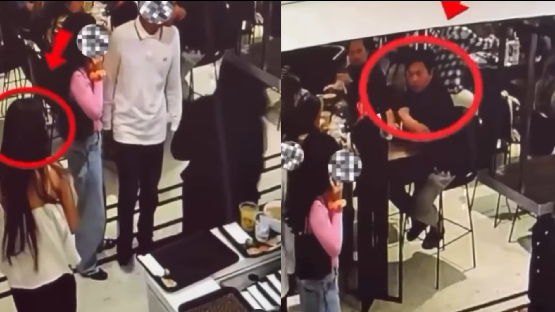 Viral Wanita Ditendang hingga Tersungkur di Mal, Pelaku Ganggu Orang Makan Aja, Minta Maaf!