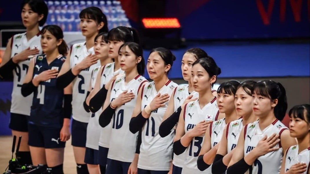 Timnas Voli Putri Korea Selatan di VNL 2025