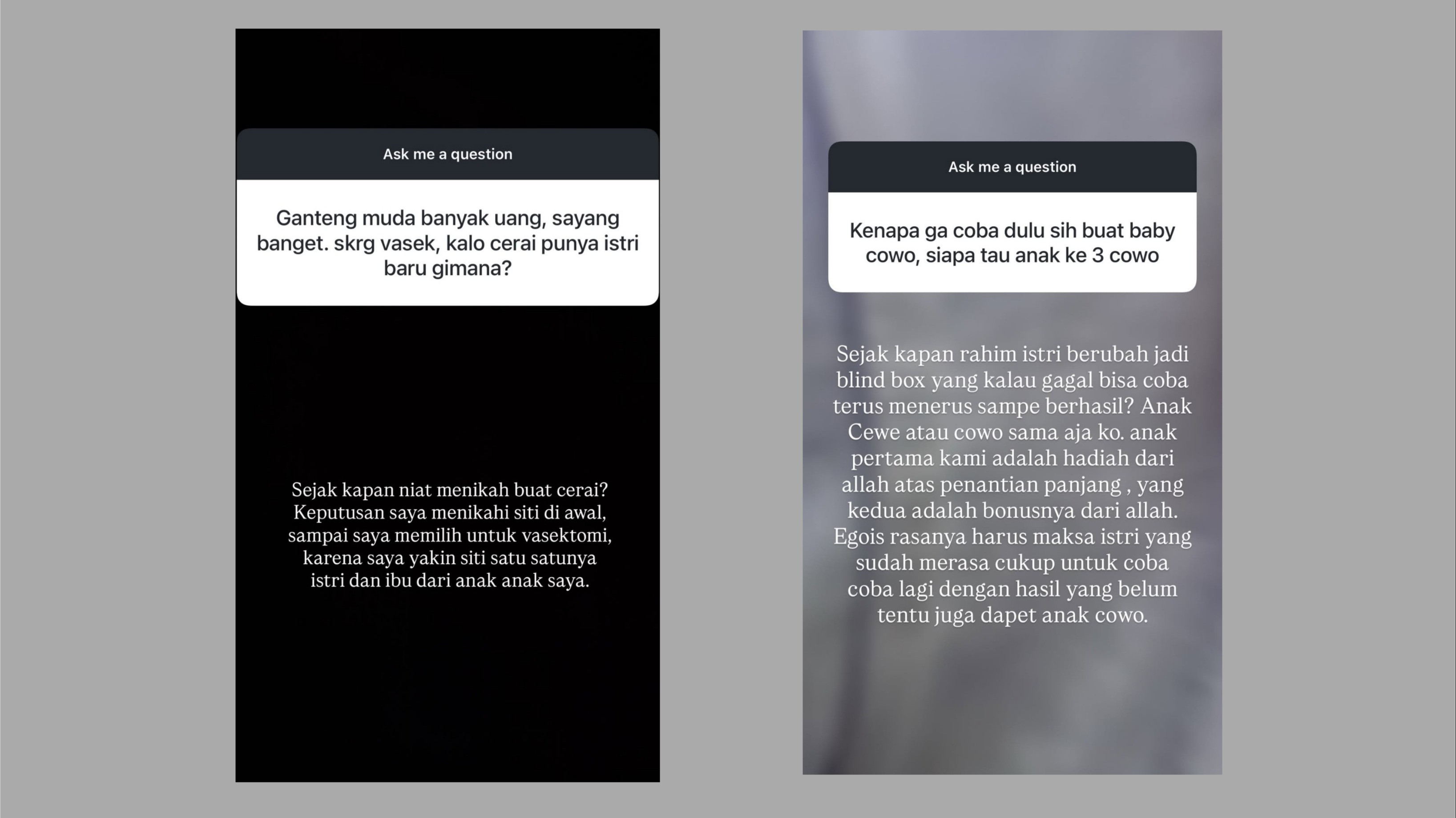 Krisjiana Baharudin, suami Siti Badriah tanggapi pertanyaan negatif netizen soal keputusannya untuk vasektomi