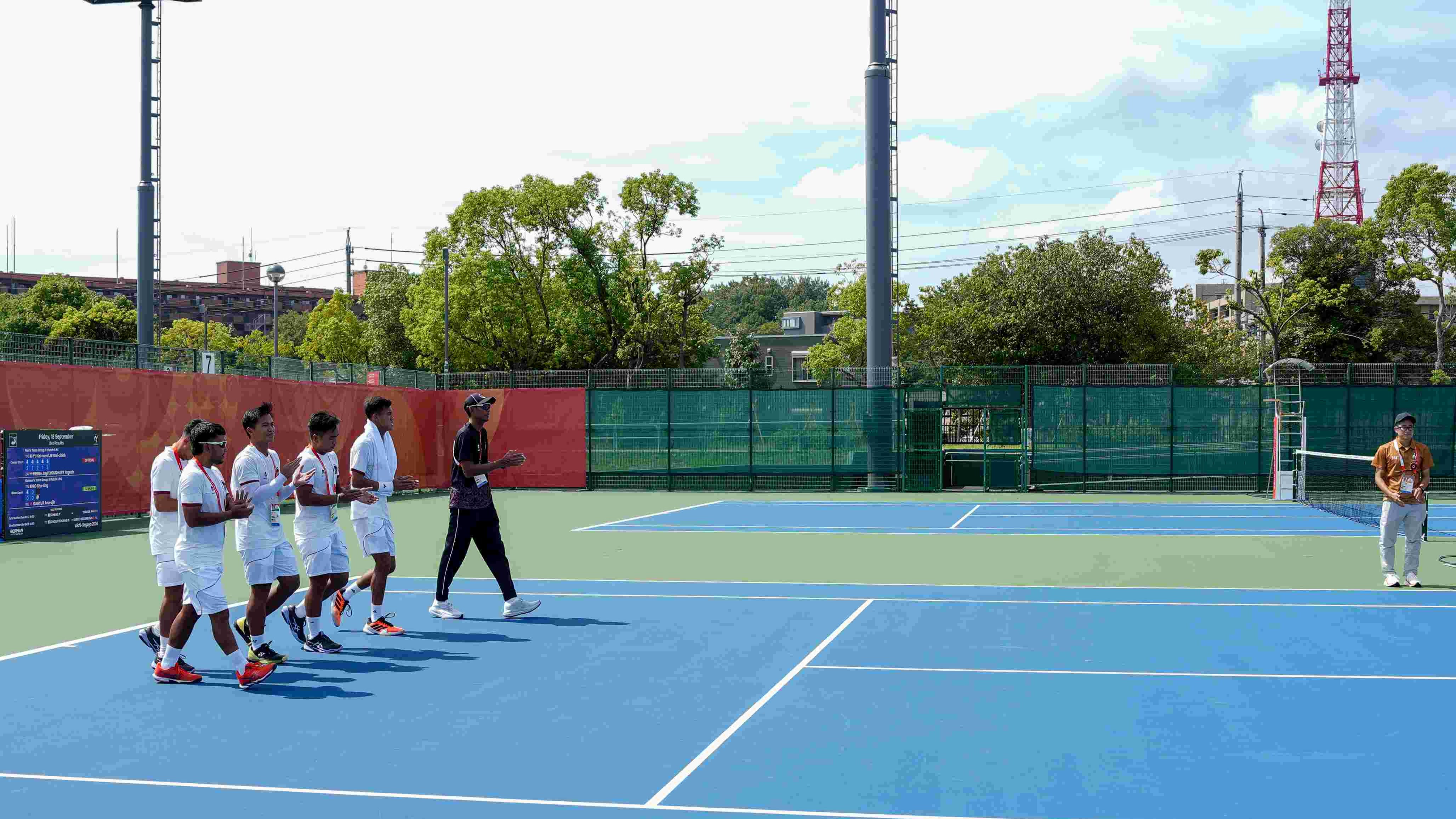 Tim Soft Tennis Putra Indonesia di Asian Games 2026