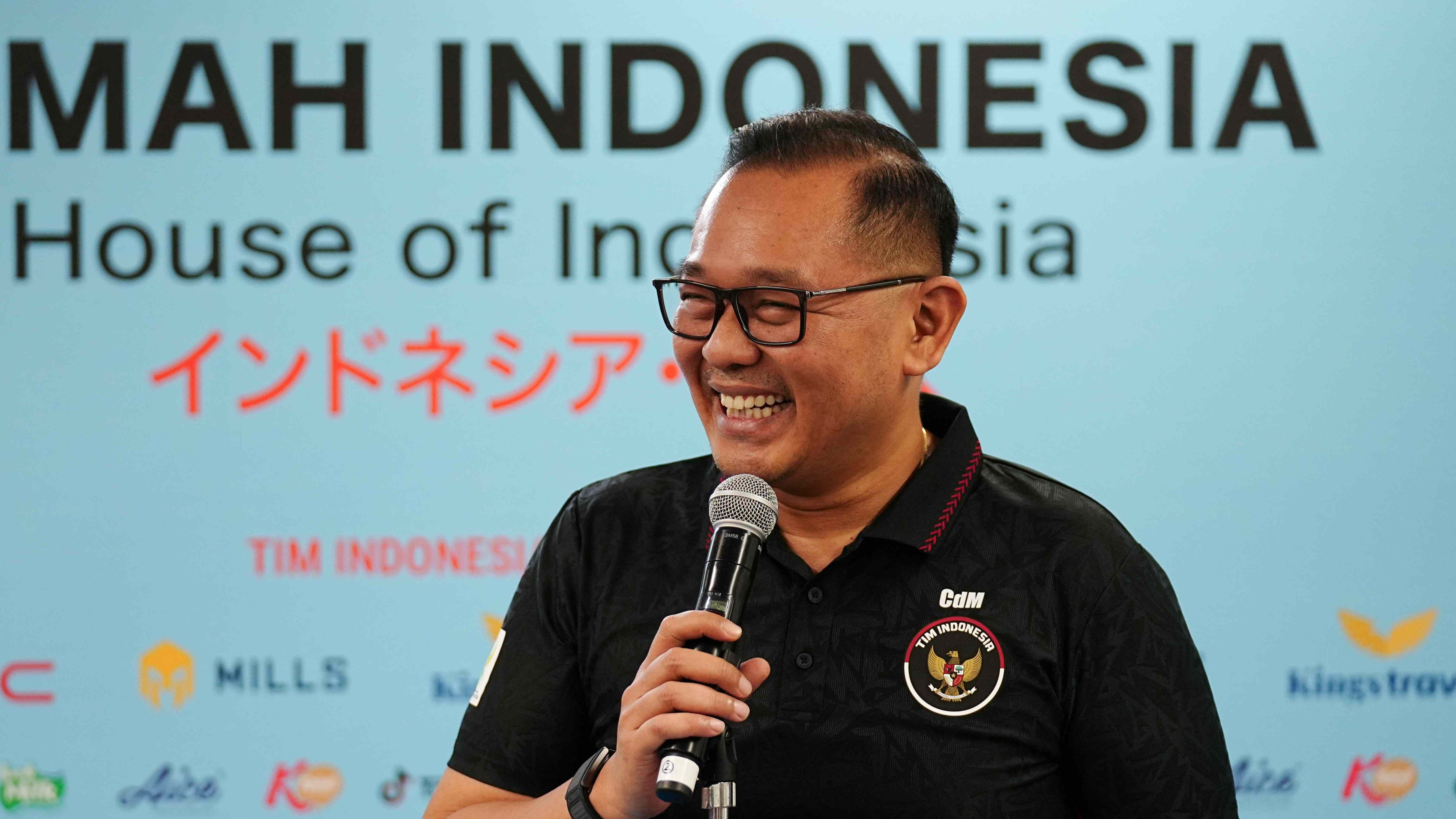 Chef de Mission (CdM) Tim Indonesia Todotua Pasaribu