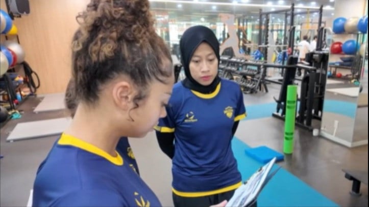 Megawati Hangestri dan Jordan Wilson di Hyundai Hillstate