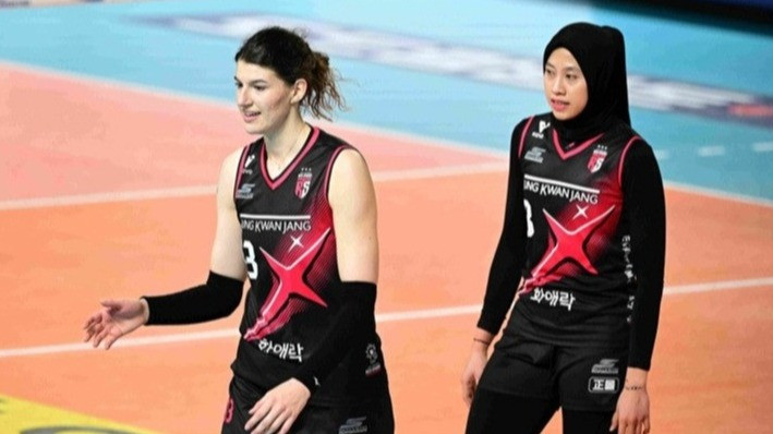 Megawati Hangestri dan Vanja Bukilic