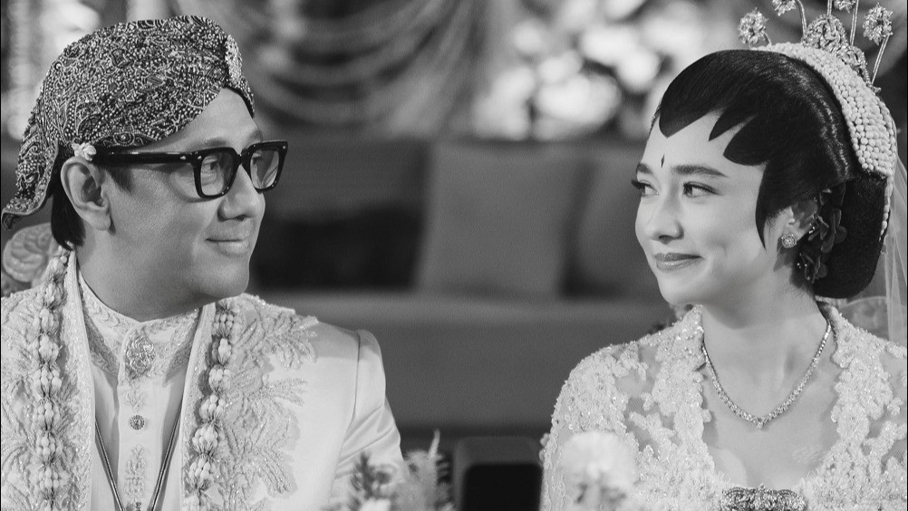 Foto pernikahan Andre Taulany dan Amanda Rigby
