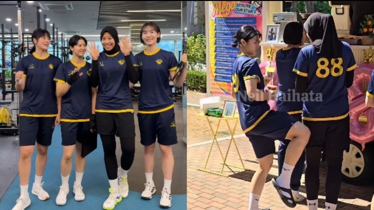 Megawati Hangestri dan Lee Min-young
