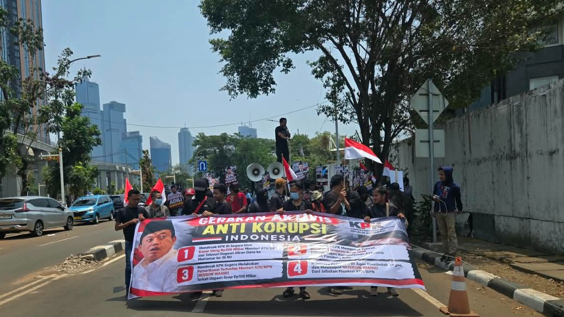 Gerakan Aktivis Anti Korupsi Indonesia desak KPK untuk memanggil Nusron Wahid dalam kasus OTT ATR/BPN.