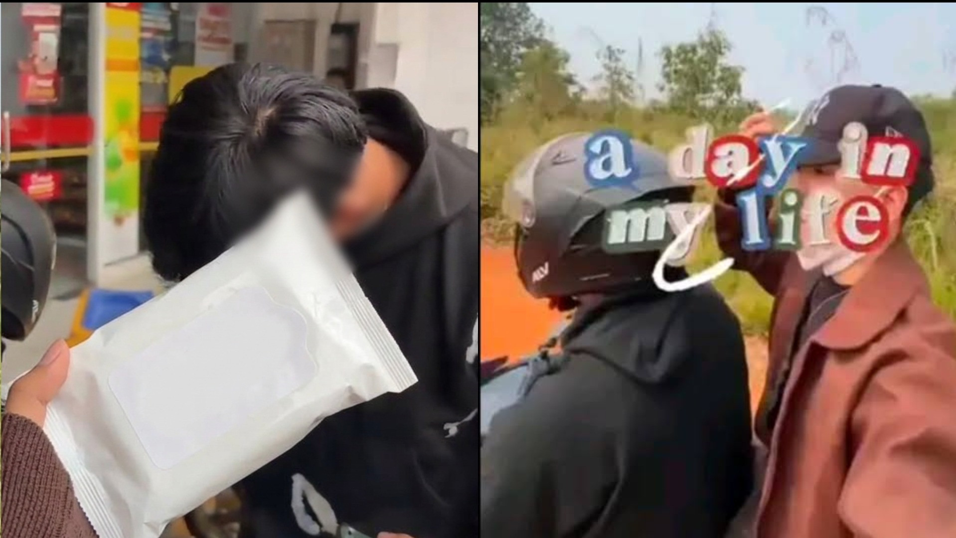 Waduh, Warga Temukan Bekas Tisu Basah Berserakan di Lokasi Video Viral ‘A Day in My Life’