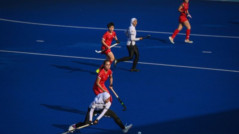 Tim hoki putri Indonesia saat kualifikasi Asian Games 2026