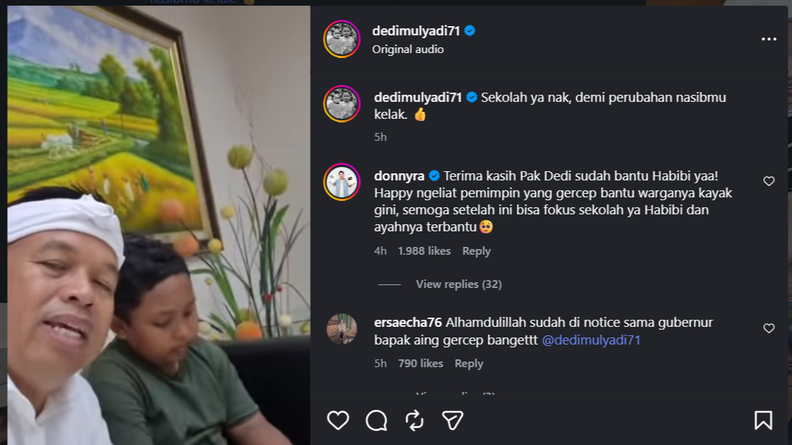 Ditawari KDM Bantuan Operasi, Ayah Habibi Bocah Penjual Siomay Justru Menolak
            - galeri foto