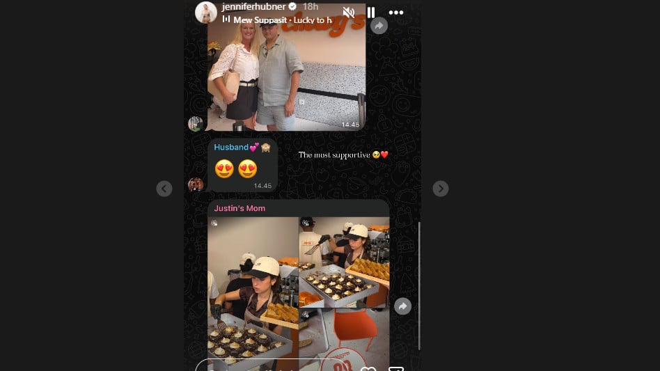 Dukungan ibu Justin Hubner untuk usaha baru milik Jennifer Coppen