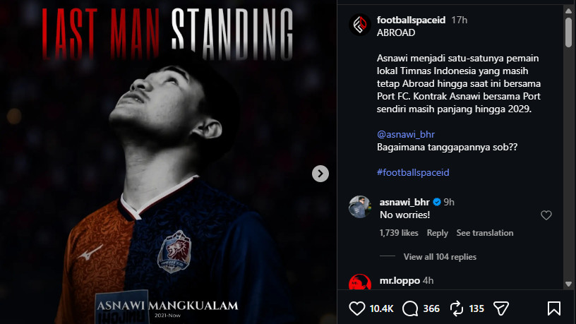Jawaban Asnawi Mangkualam soal jadi satu-satunya pemain Indonesia yang abroad