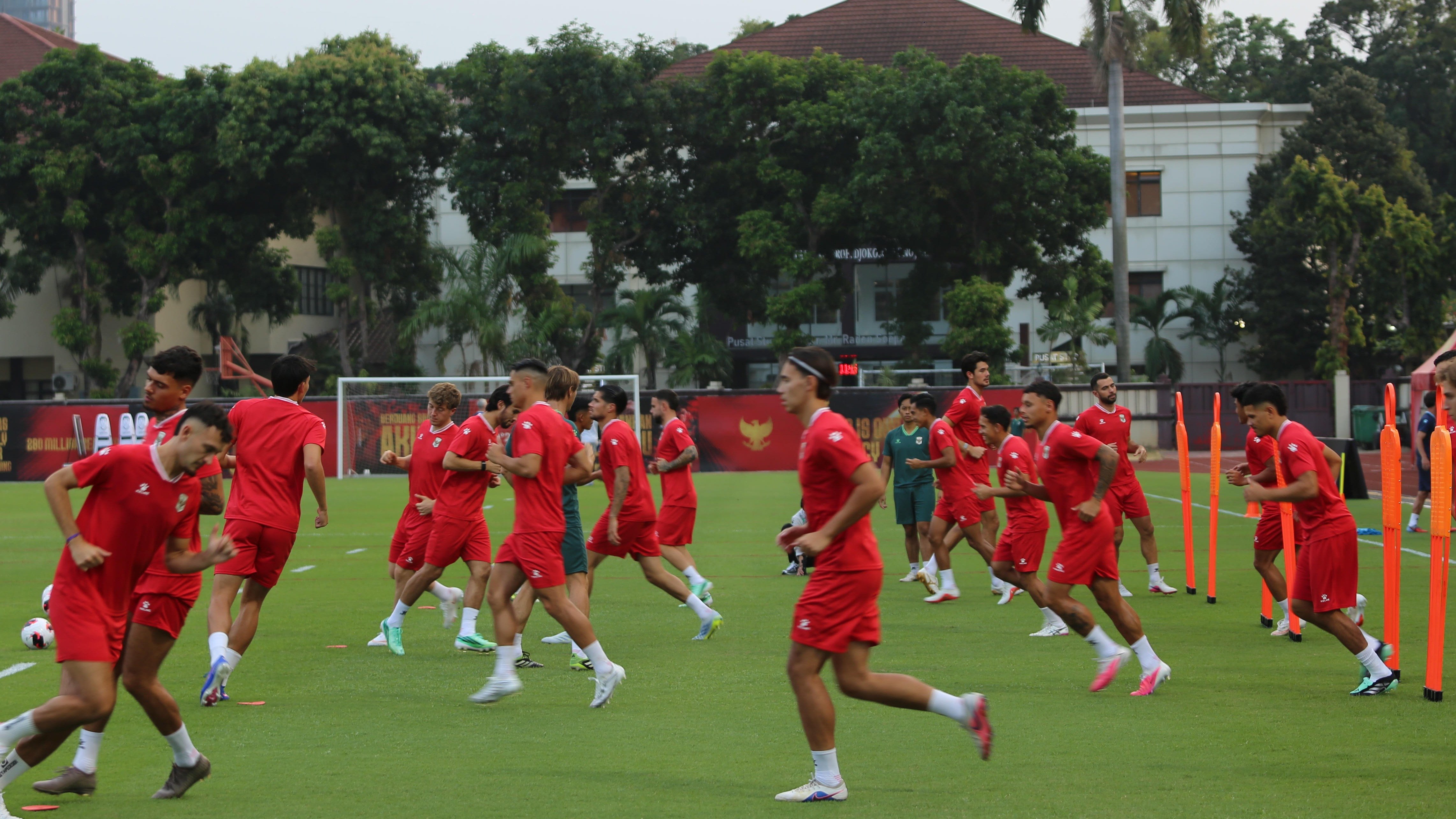 Latihan Timnas Indonesia Jelang Lawan Singapura di FIFA ASEAN Cup 2026