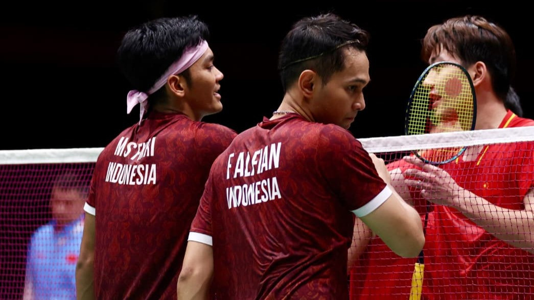 Ganda Putra Indonesia, Fajar Alfian/Muhammad Sohibul Fikri, di Asian games 2026