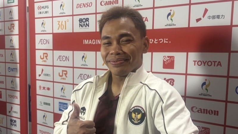 Lifter Indonesia Eko Yuli Irawan di Asian Games 2026