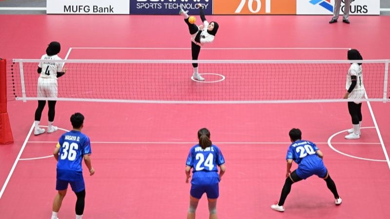 Tim sepak takraw putri Indonesia di Asian Games 2026