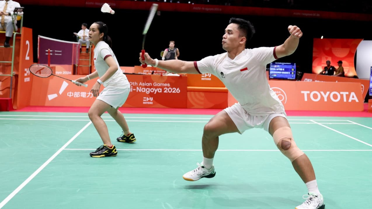 Ganda campuran Indonesia, Amri Syahnawi/Nita Fiolina Marwah, di Asian Games 2026