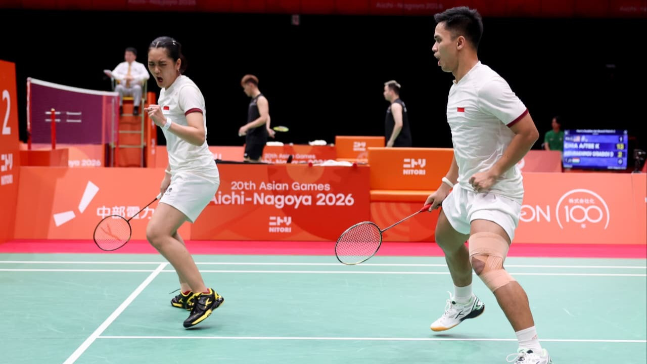 Ganda campuran Indonesia, Amri Syahnawi/Nita Fiolina Marwah, di Asian Games 2026