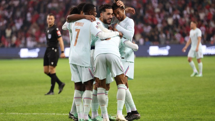 Para Pemain Prancis usai Kalahkan Turki di UEFA Nations League A