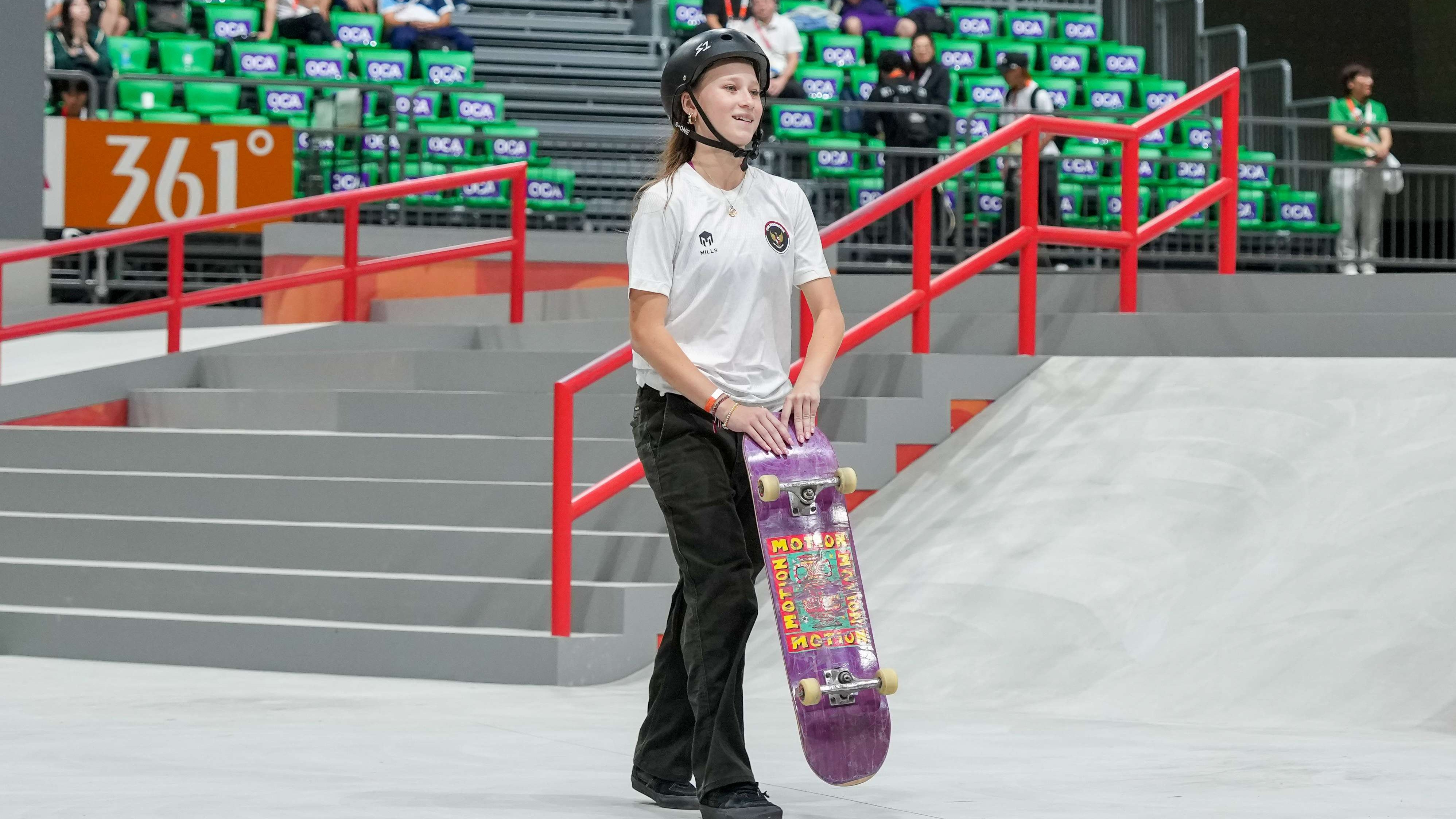 Atlet Skateboard Putri Indonesia, Ni Wayan Malana, di Asian Games 2026