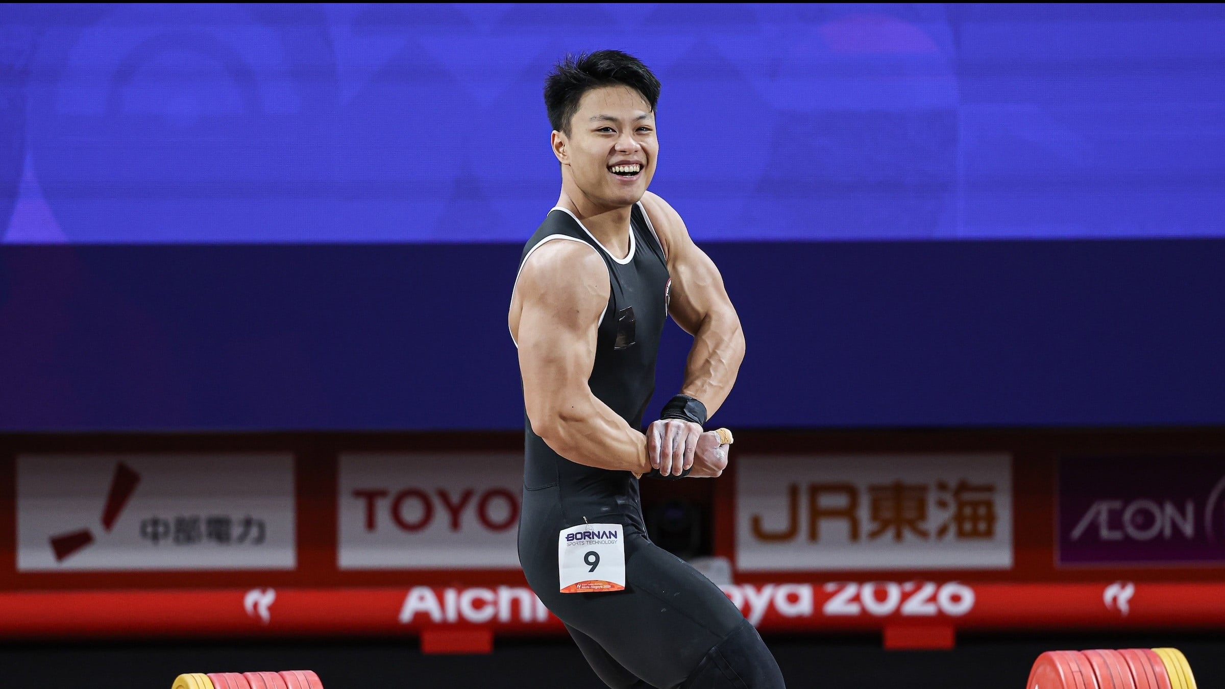 Lifter Indonesia, Rahmat Erwin Abdullah, di Asian Games 2026