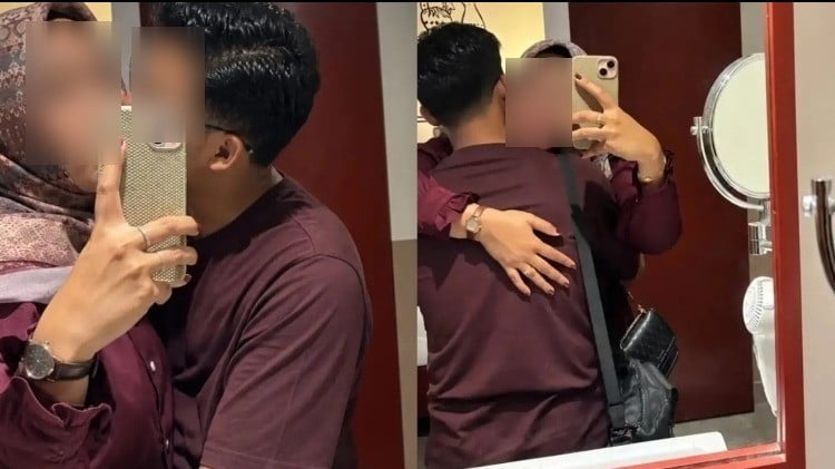 Bu Satpol PP di Tegal foto ciuman dengan selingkuhannya