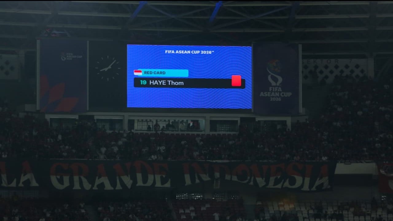 Kartu Merah Thom Haye warnai hasil imbang Timnas Indonesia atas Malaysia