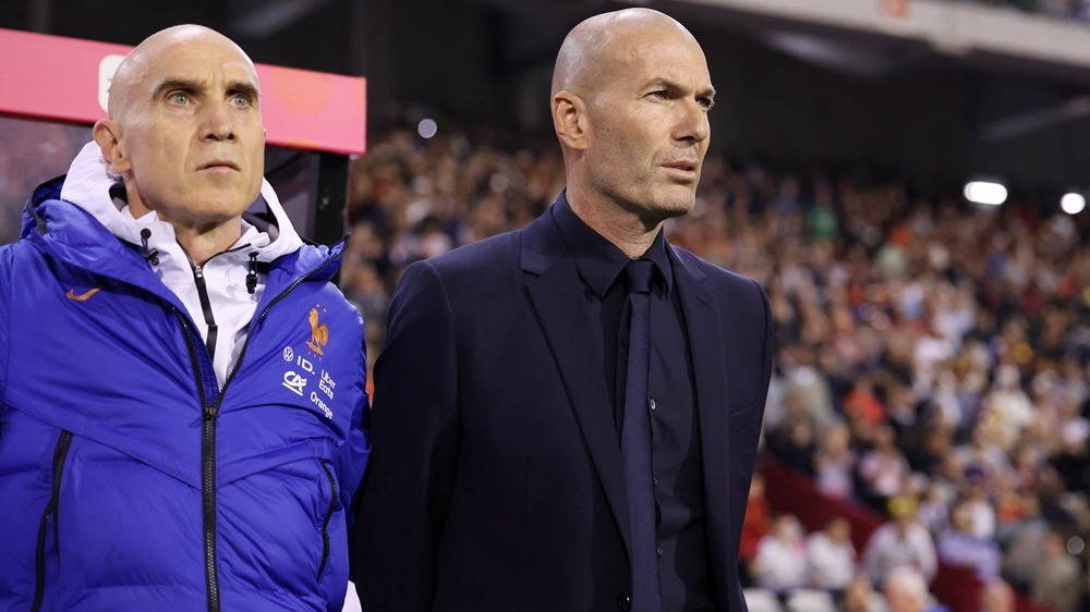 Pelatih Timnas Prancis Zinedine Zidane