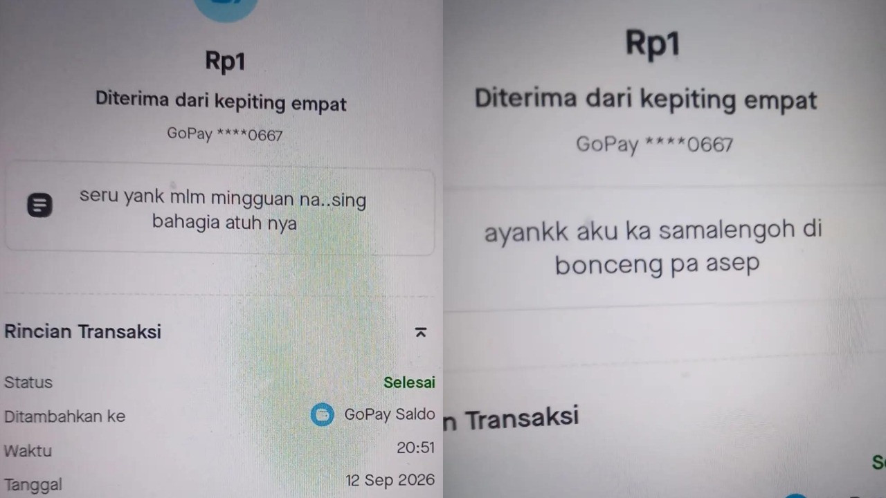 Viral ketahuan selingkuh via aplikasi dompet digital Gopay