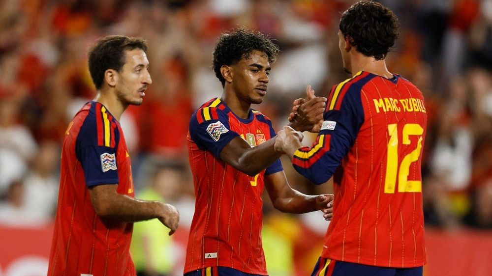 Lamine Yamal di Timnas Spanyol
