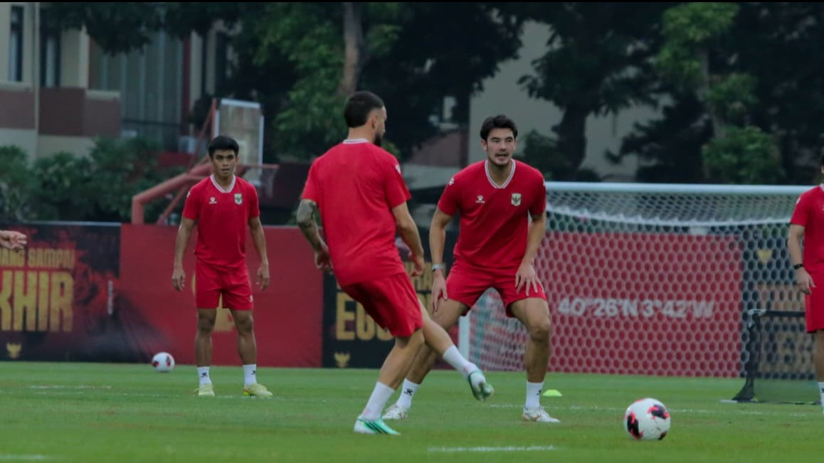 Latihan Timnas Indonesia