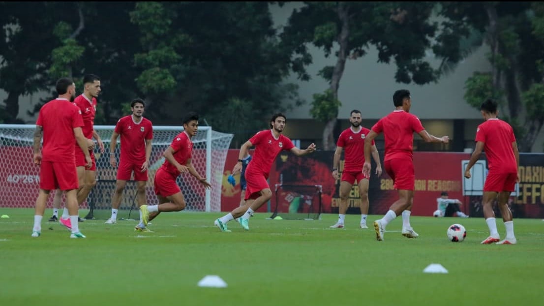 Latihan Timnas Indonesia