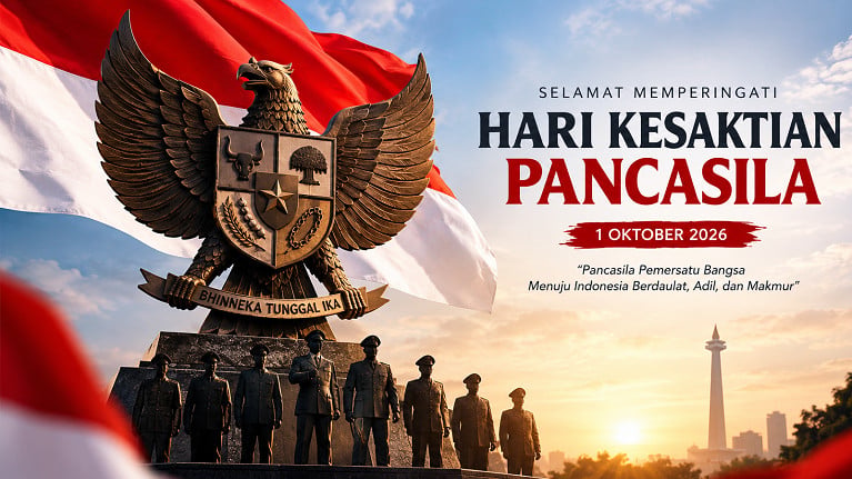 Ilustrasi Hari Kesaktian Pancasila 2026