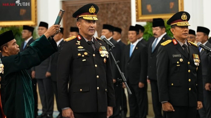 Jenderal Polisi Suyudi Ario Seto Resmi Dilantik Jadi Kapolri, Komjen Pol Wahyu Hadiningrat Jadi Wakapolri