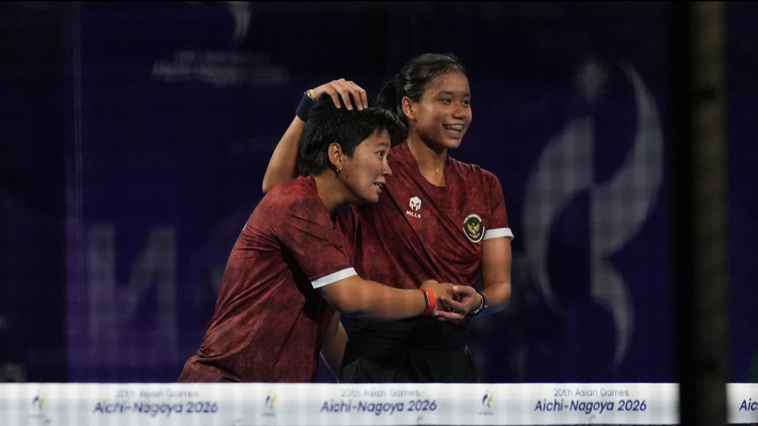 Pasangan Padel Putri Fitriani Sabatini/Fadona Kusumawati
