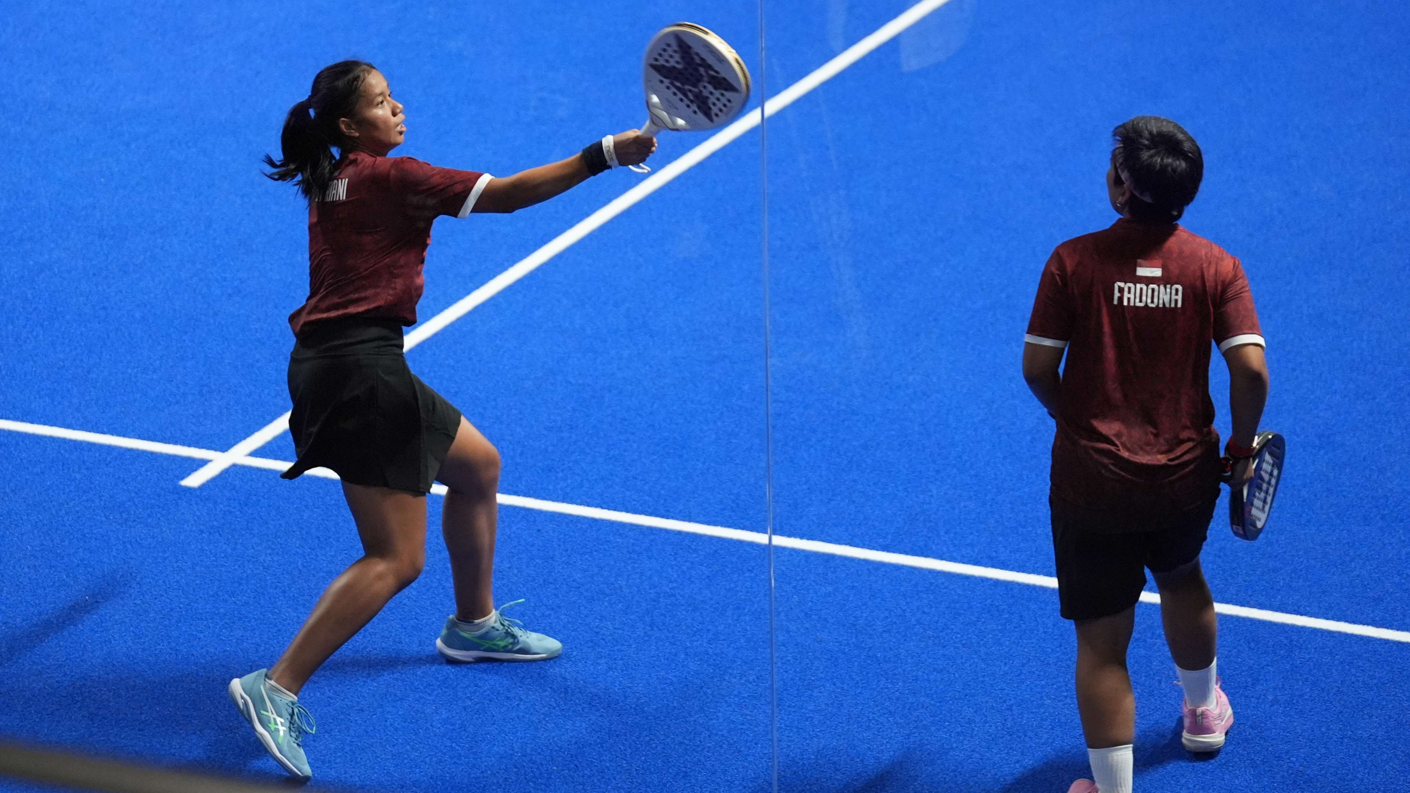 Pasangan Ganda Putri Padel Indonesia, Fitriani Sabatini/Fadona Kusumawati