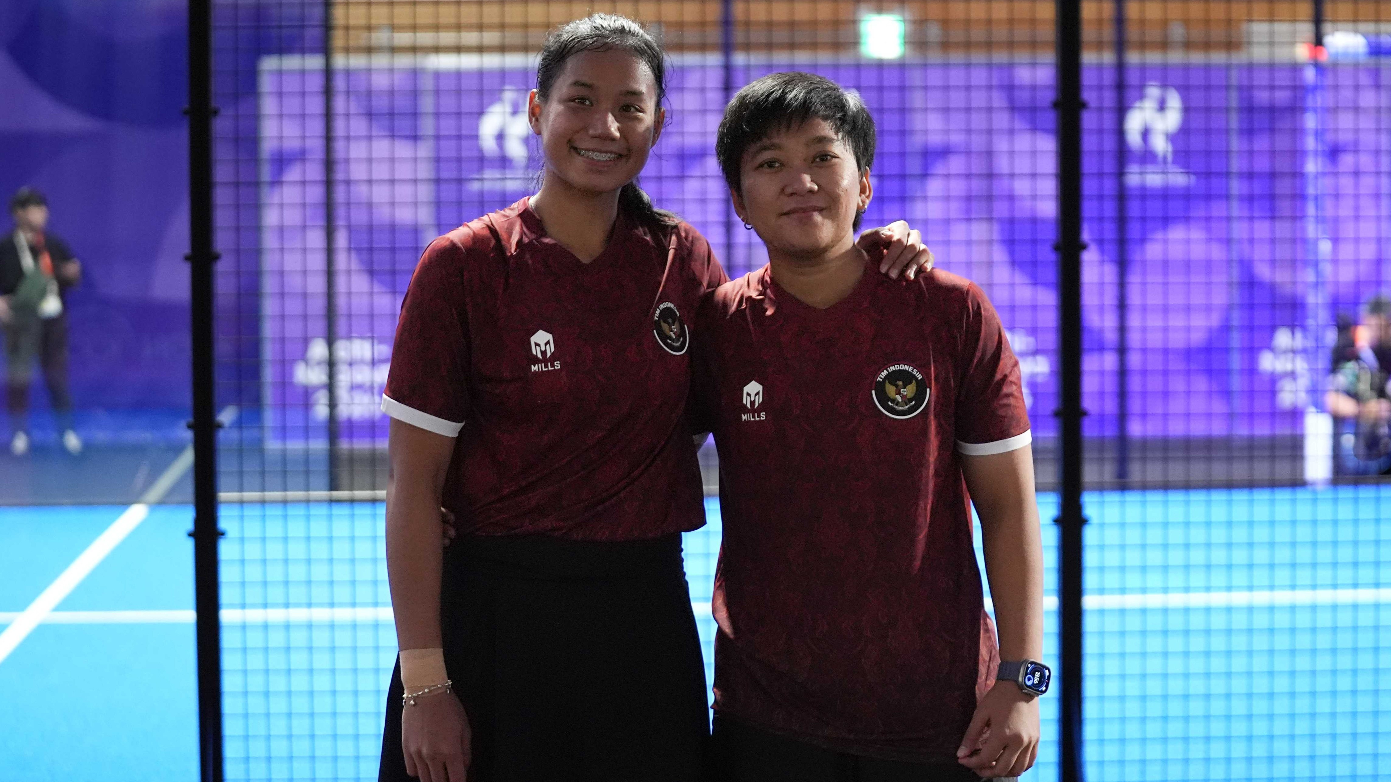 Pasangan Ganda Putri Padel Indonesia, Fitriani Sabatini/Fadona Kusumawati, di Asian Games 2026