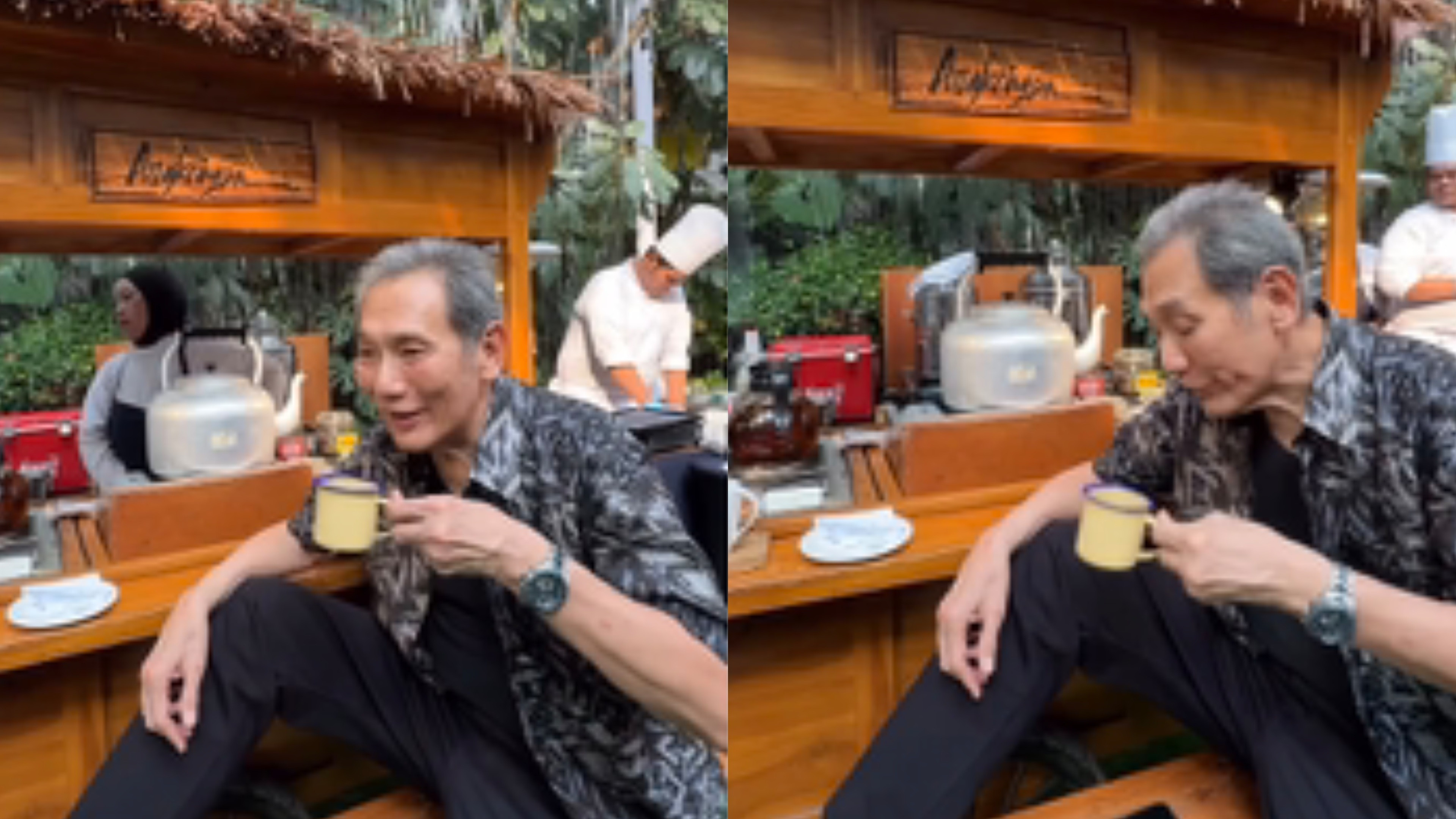 Viral Video Jusuf Hamka Minum Bajigur