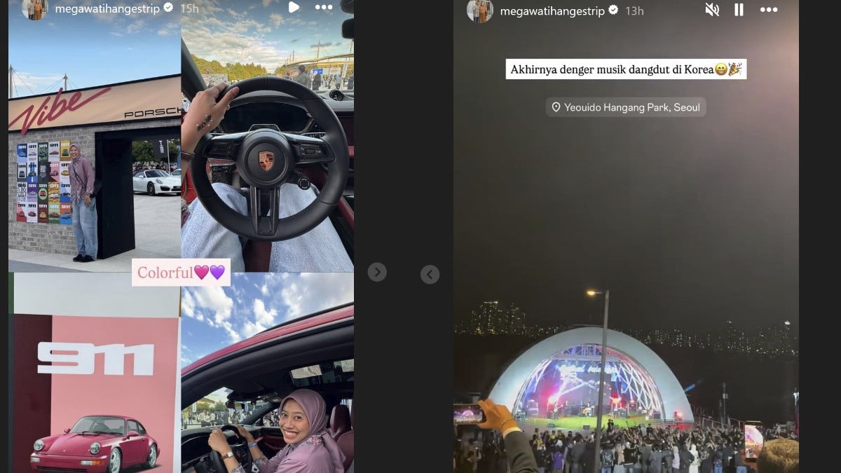 Megawati Hangestri di Korea Selatan.