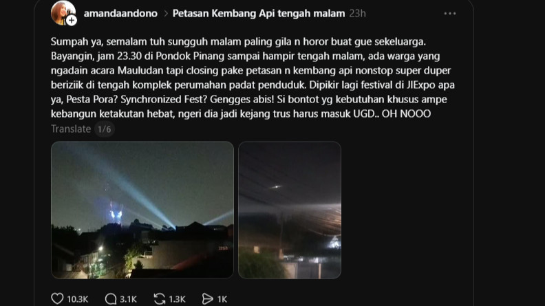 Kesaksian korban usai tegur kembang api di acara maulid nabi