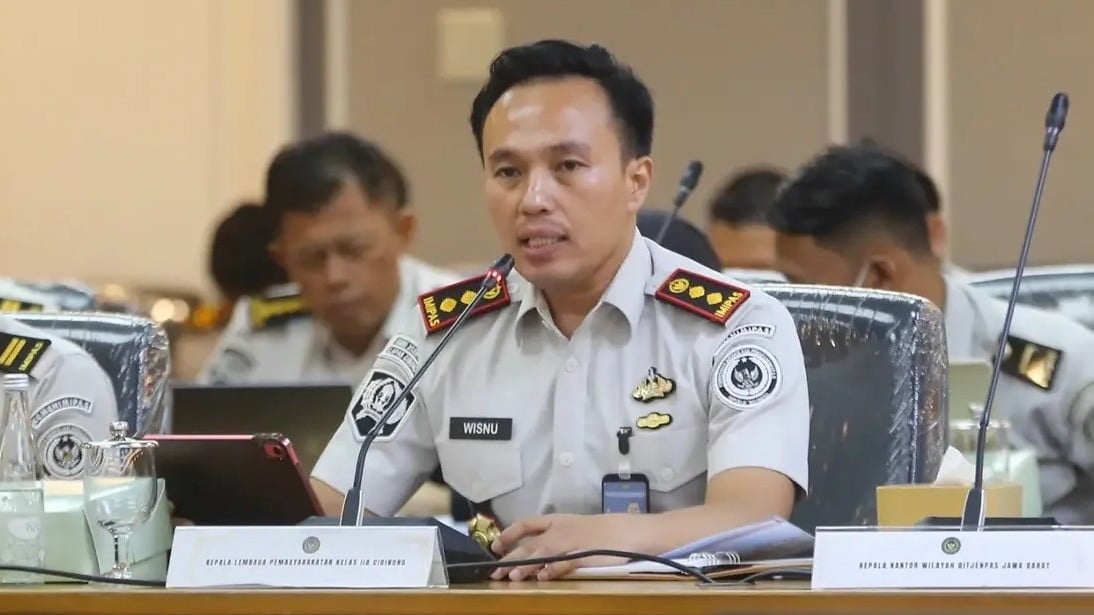 Kepala Lapas IIA Cibinong, Bogor Wisnu Hani Putranto