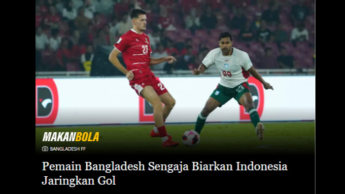 Media Malaysia Tuding Timnas Indonesia Main Mata Lawan Bangladesh di FIFA ASEAN Cup 2026